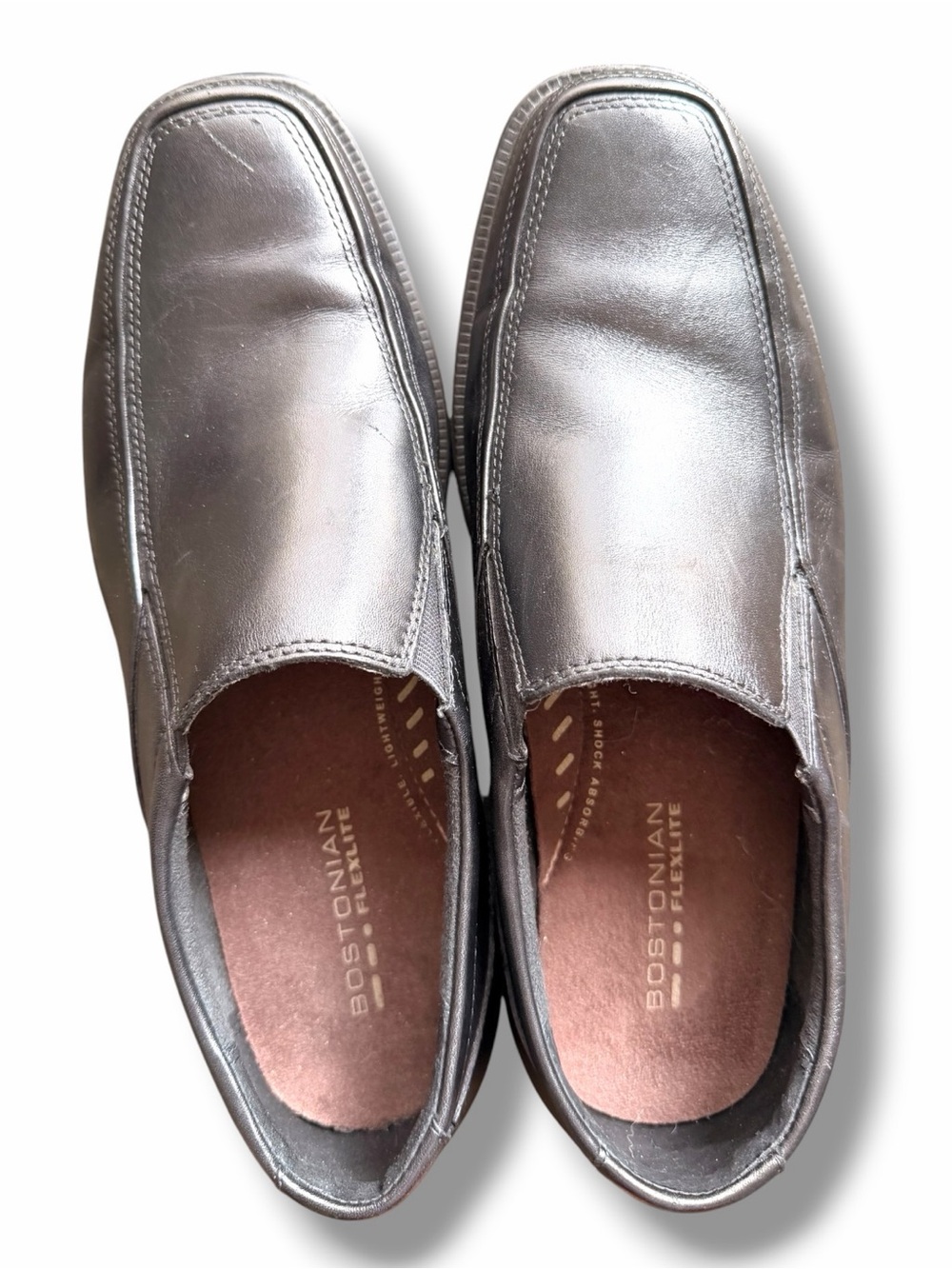 Bostonian Men’s Black Leather Flexlite Loafers Business Casual Size 9M